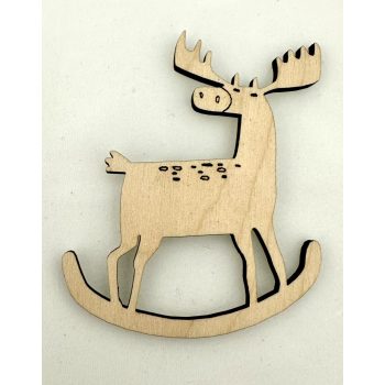 Hintázó Jávorszarvas Hűtőmágnes