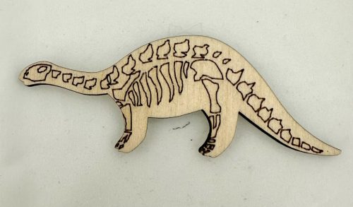 Lézervágott Dinoszaurusz