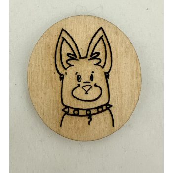 Lézervágott Kutya Portré