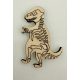 Lézervágott T-Rex