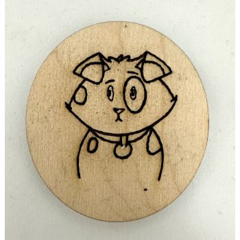 Szomorú Szemű Kutyus Hűtőmágnes