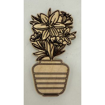 Liliom és Vadvirág Csokor Hűtőmágnes