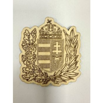   Gravírozott Magyar Címer Hűtőmágnes – Egy Darabka Történelem