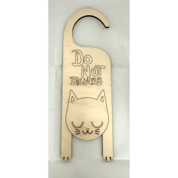 Cicás „Do Not Disturb” ajtóakasztó