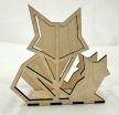 Macskák Eleganciája – Geometrikus Fa Szalvétatartó