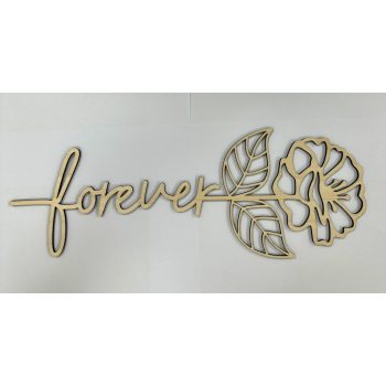   Forever lézervágott fa dekoráció – Egy kis szeretet az otthonodba