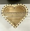 Szív alakú lézervágott fa díszdoboz – A tökéletes ajándék minden alkalomra