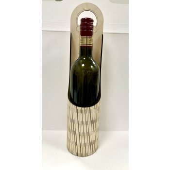 Elegáns fa boros díszdoboz