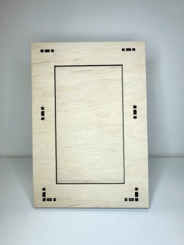 Nordic Natural – Lézervágott fa fényképkeret