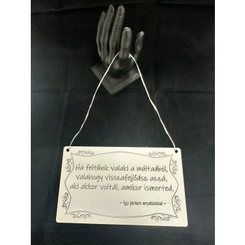   „Ha feltűnik valaki a múltadból...” – nosztalgikus és elgondolkodtató tábla