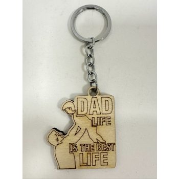 Dad Life kulcstartó – A legjobb élet, egy apa szemével