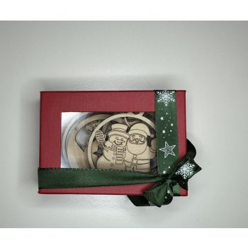 Karácsonyi Öröm – Prémium fa dísz szett (4 darabos)