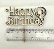"Happy Birthday" Lézervágott Fa Tábla