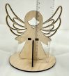 Lézervágott Fa Angyal Dekoráció