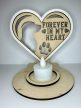 Forever in My Heart – Kutyás emlék mécsestartó LED mécsessel