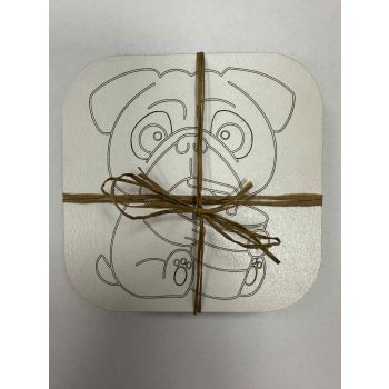 „SzörpSzimat” – Francia bulldog alátétszett