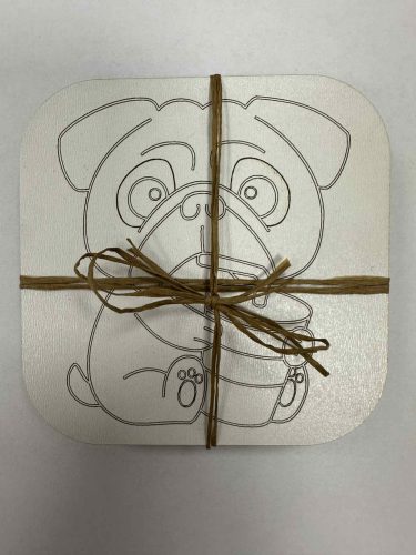 „SzörpSzimat” – Francia bulldog alátétszett