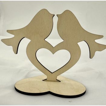 Szerelmes Madárkák – Romantikus Fa Dekoráció