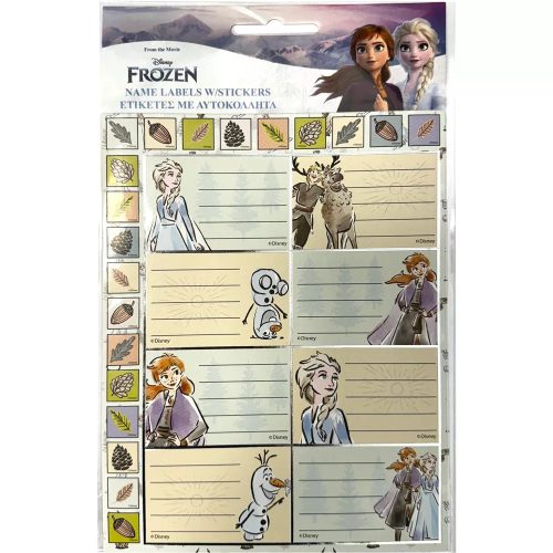 Frozen – 16 darabos füzetcímke csomag