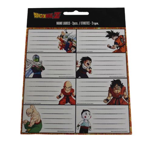  Dragon Ball Z – 16 darabos füzetcímke csomag