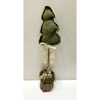 Vintage Erdei Textilfenyő – Boldog Karácsonyt