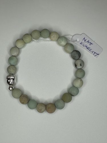 Nyugalom Útja – Matt Kvarcit Buddha Karkötő