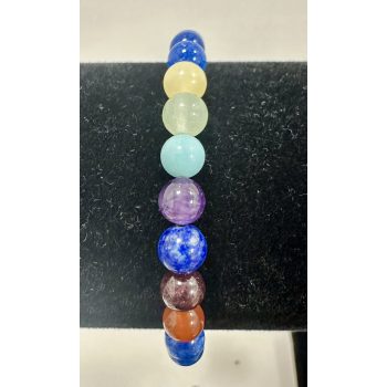 Mashan jade csakra karkötő
