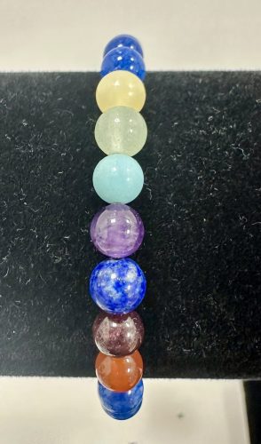 Mashan jade csakra karkötő