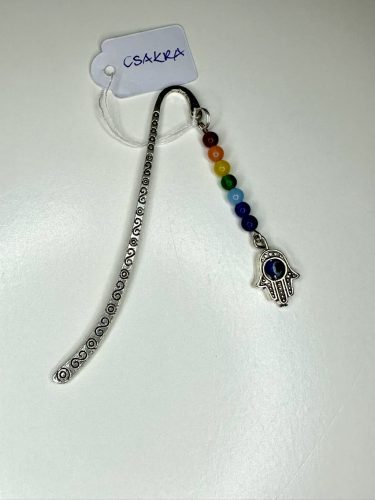 Csakra könyvjelző hamsa kézzel – Lelki egyensúly