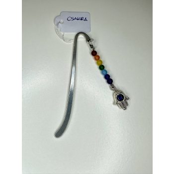 Csakra könyvjelző hamsa kézzel – Elegáns védelem
