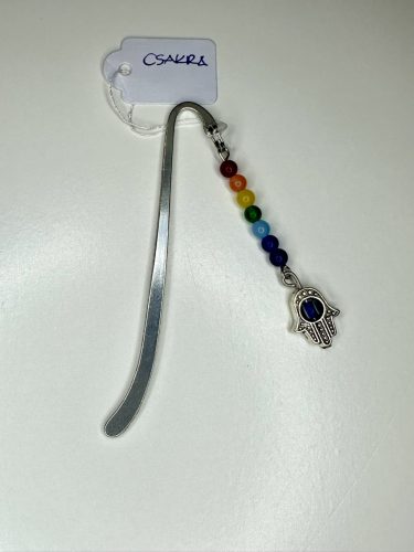 Csakra könyvjelző hamsa kézzel – Elegáns védelem