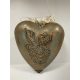 Kézzel festett dekoratív szív
