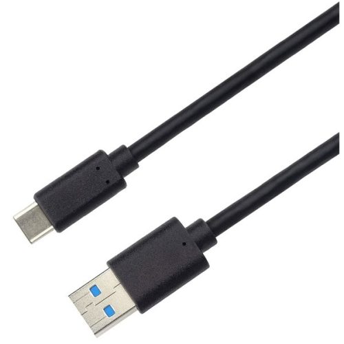 PREMIUMCORD Kábel USB 3.0 gen2, USB-C - USB-A, 10Gbit/s, 60W, M/M, 1m, fekete