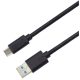 PREMIUMCORD Kábel USB 3.0 gen2, USB-C - USB-A, 10Gbit/s, 60W, M/M, 1m, fekete
