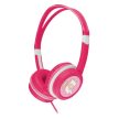 GEMBIRD Headset, Jack, Gyerek fejhallgató hangerő-szabályozóval, rózsaszín/pink
