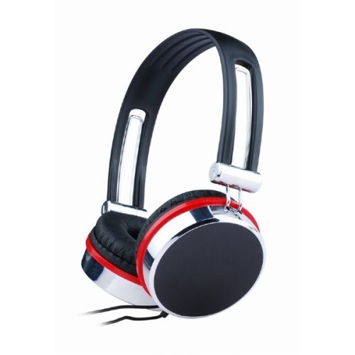 GEMBIRD Headset, Jack, Sztereó fejhallgató, Stereo Headset, ezüst-fekete
