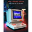 DIVOOM Hangszóró, Retro Pixel mini Bluetooth hangszóró, MINITOO, szürke