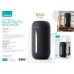 OMEGA Hangszóró 10W Bluetooth V5.1, hordozható, RMS, RGB, fekete