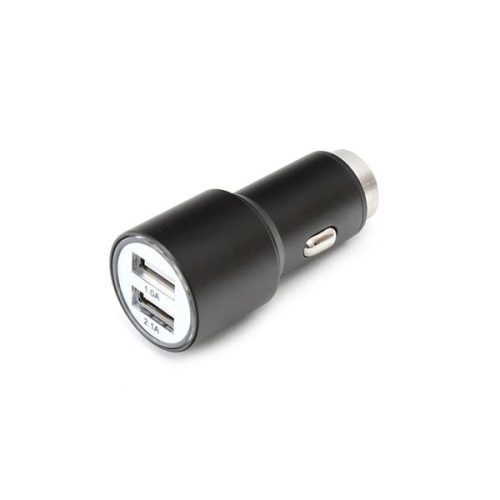 OMEGA USB autós töltő, 2 portos, 2.1 A, fekete