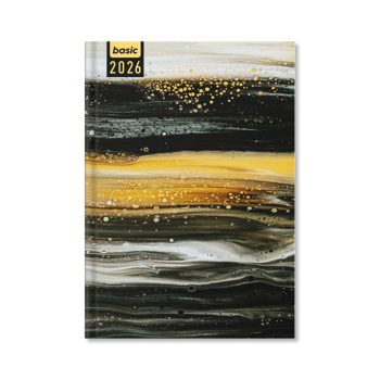   Period Basic Layers 2026 A5 napi beosztású határidőnapló