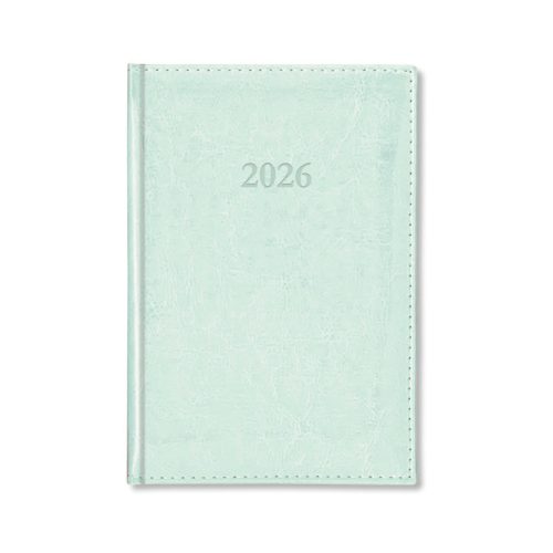Period Border Menta 2026 B6 heti beosztású körbevarott határidőnapló