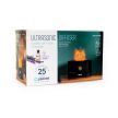 PLATINET Illatosító, aroma diffúzor, Láng hatású, Ultrahangos, 180ml, ajándék Levendulás olajjal, fekete