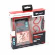 PLATINET Fülhallgató Sport Bluetooth, karpánttal, piros