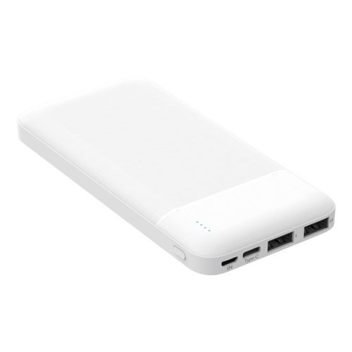 Platinet Power Bank 10000mAh, 2USB, 5V/2.1A, fehér