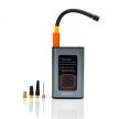 PLATINET Kompresszor, pumpa, autógumi-kompresszor, LED lámpával, 10 Bar, 4000 mAh, akkumulátoros, szürke