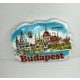 Budapest Panoráma – kerámia hűtőmágnes