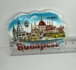 Budapest Panoráma – kerámia hűtőmágnes
