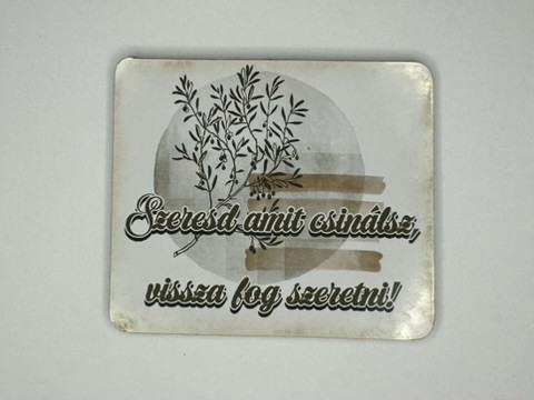„Szeresd, amit csinálsz” motivációs hűtőmágnes