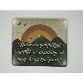 „Szárnyakra várva – Inspiráló hűtőmágnes”