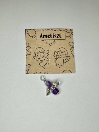 Ametiszt Angyalka Medál – Nyugalom és Védelem Köve